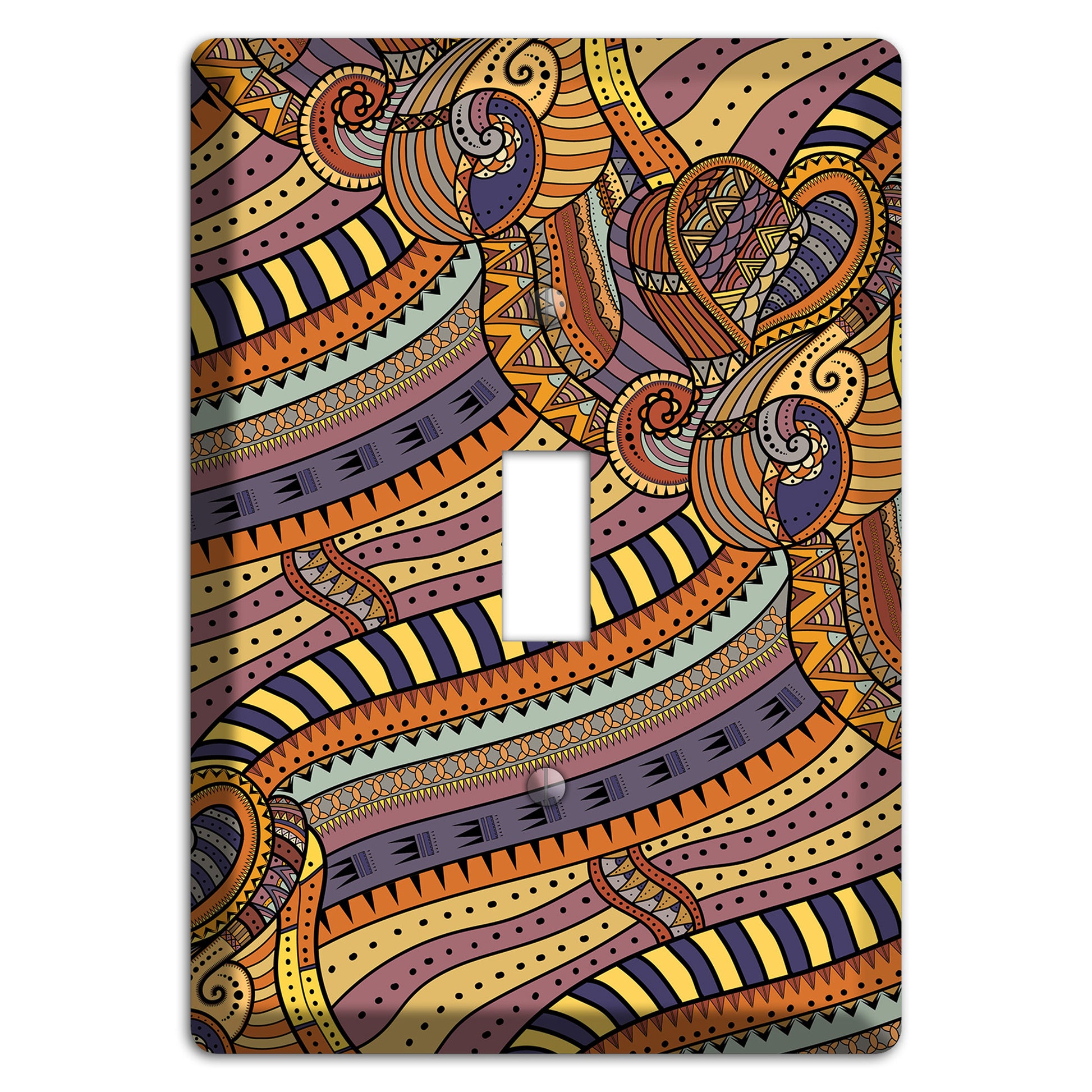 Retro Flourish 7 Cover Plates