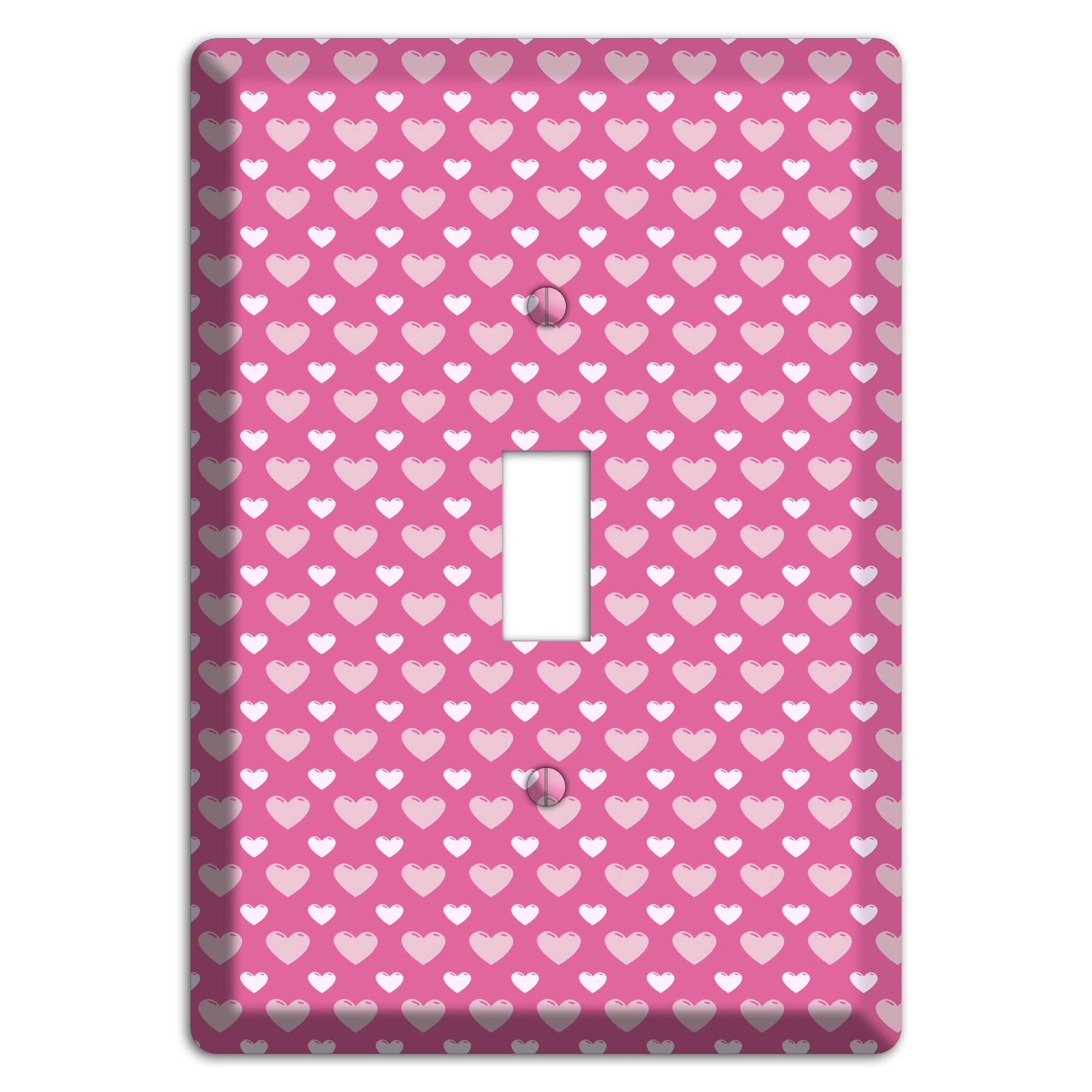 Tiled Small Hearts Cover Plates