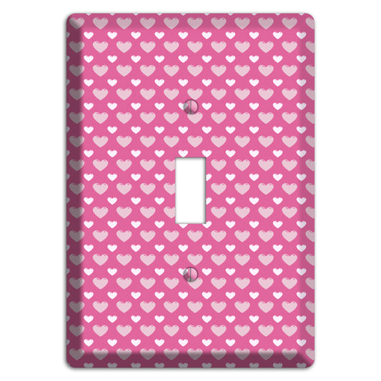 Tiled Small Hearts Cover Plates