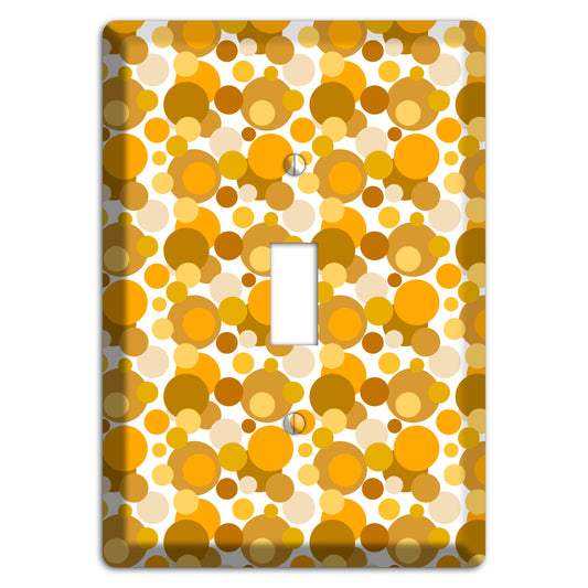 Multi Umber Bubble Dots Cover Plates