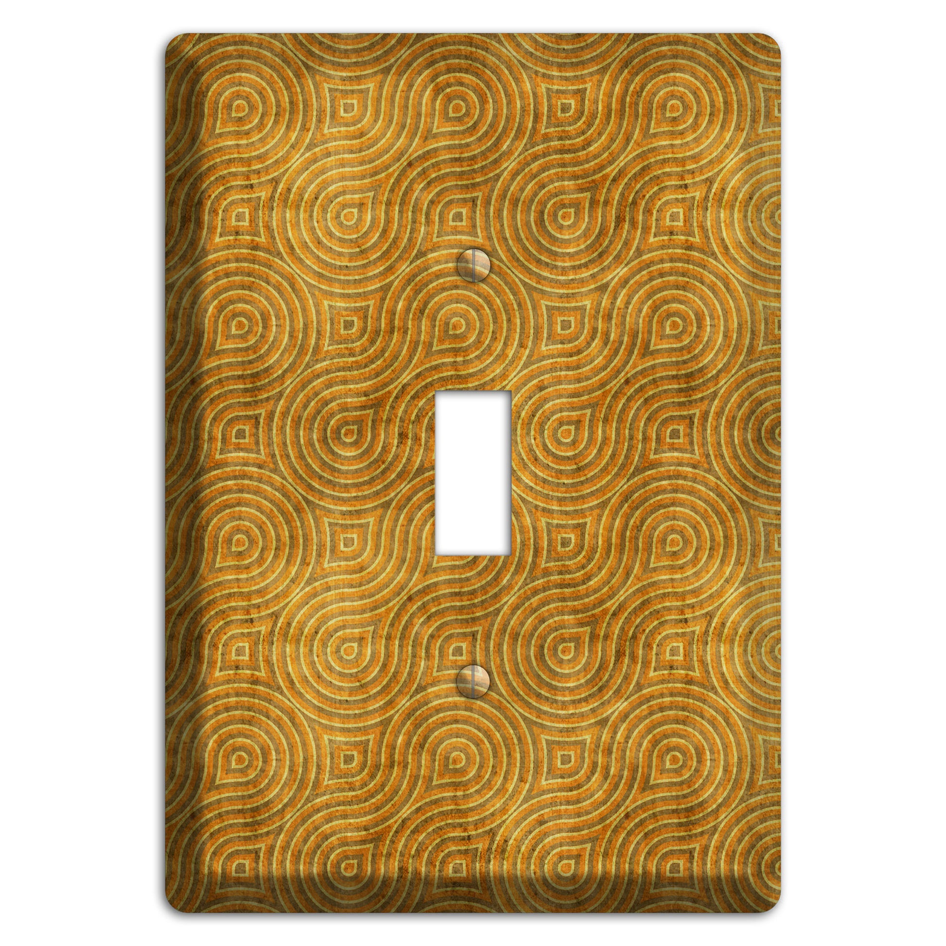 Mustard Swirl Cover Plates