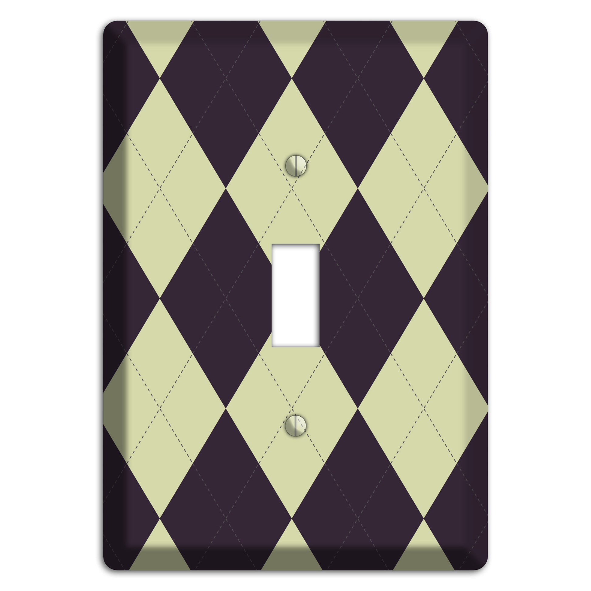 Beige Argyle Cover Plates