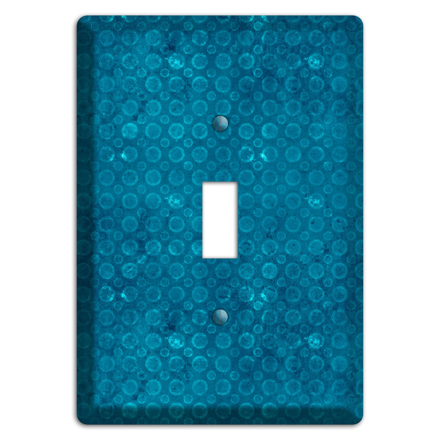 Turquoise Circles Cover Plates