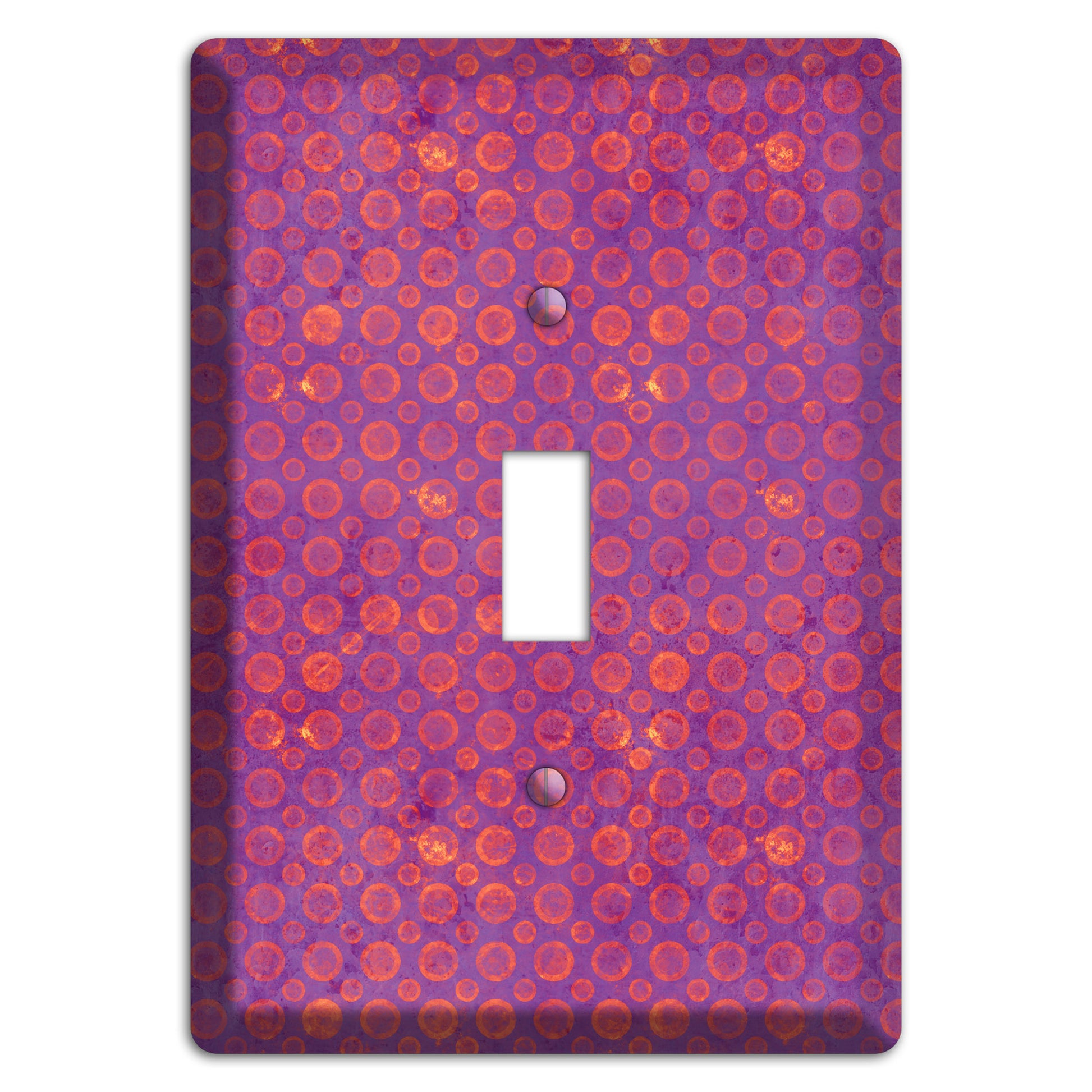 Purple and Pink Circles Cover Plates