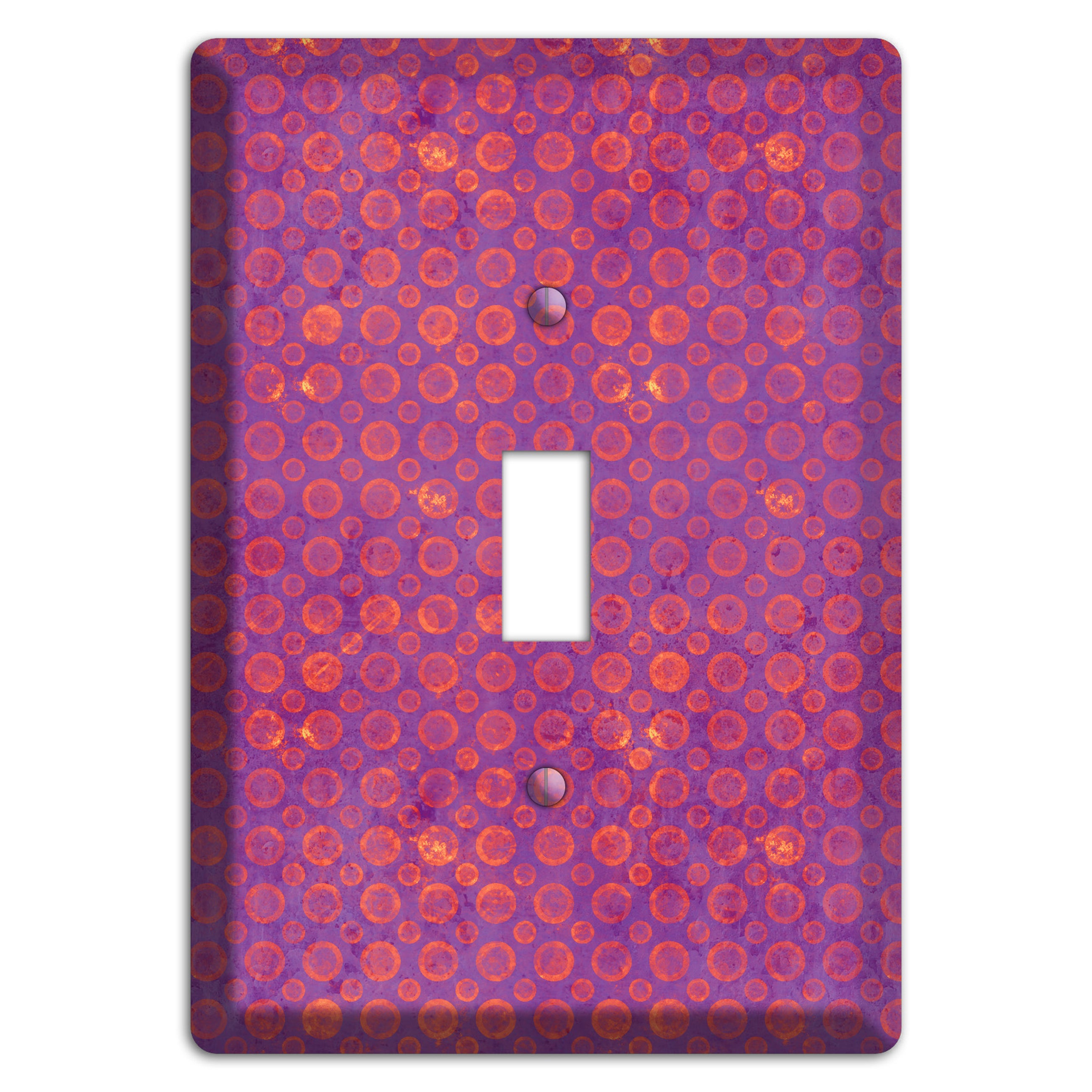 Purple and Pink Circles Cover Plates