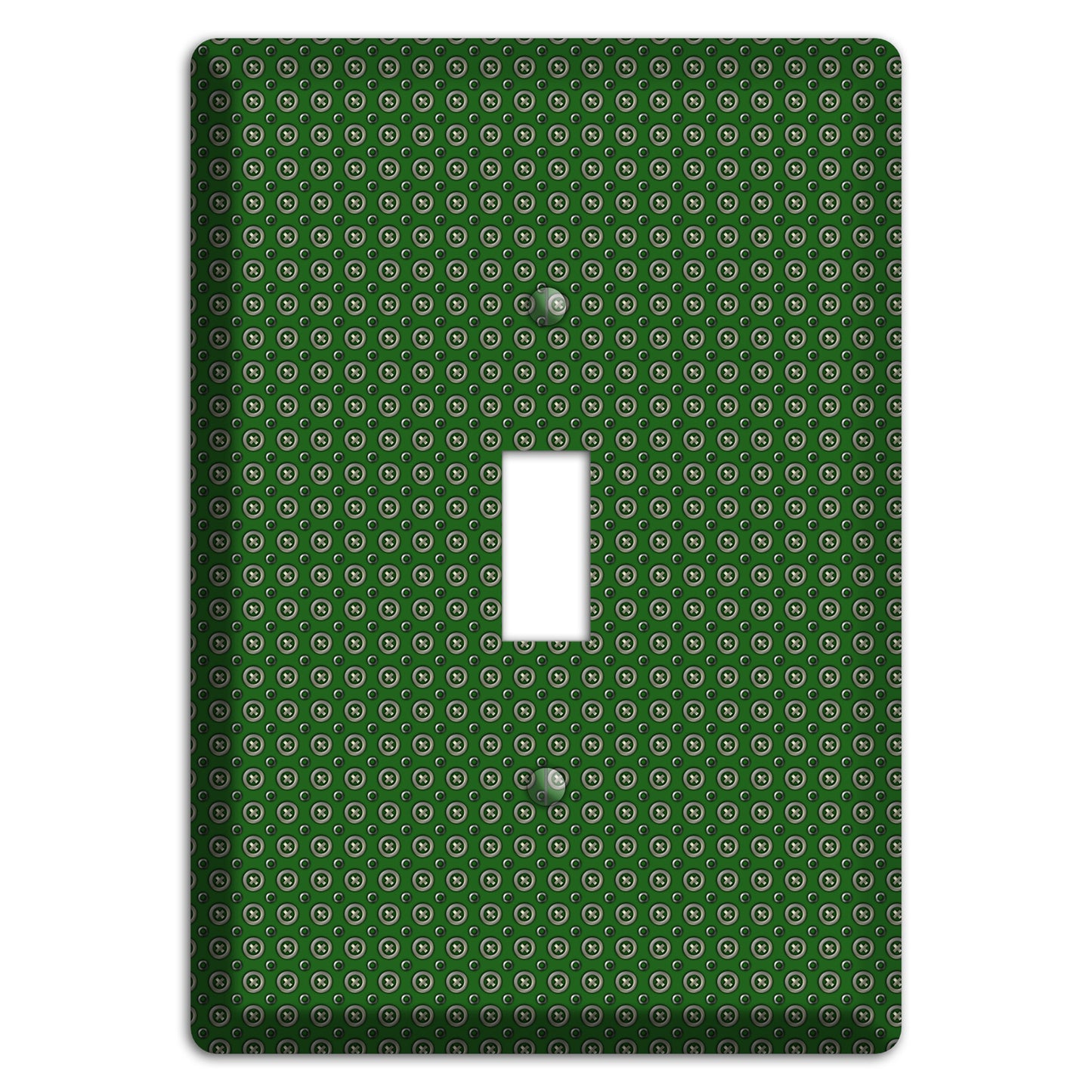 Green Concentric Dots Cover Plates