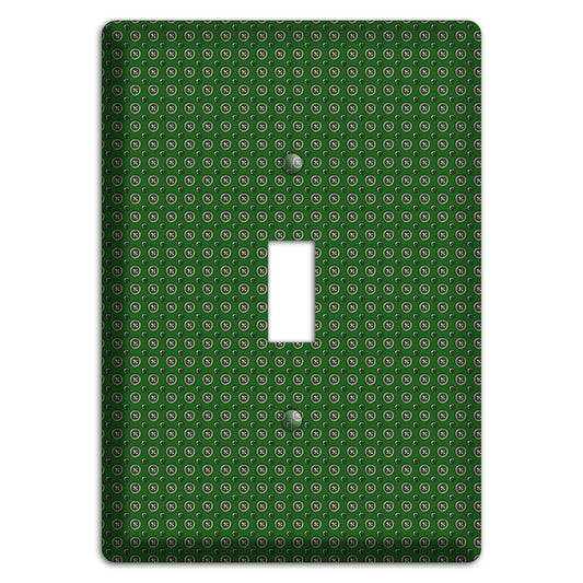 Green Concentric Dots Cover Plates