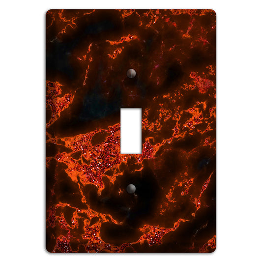 Black and Red Marble Cover Plates