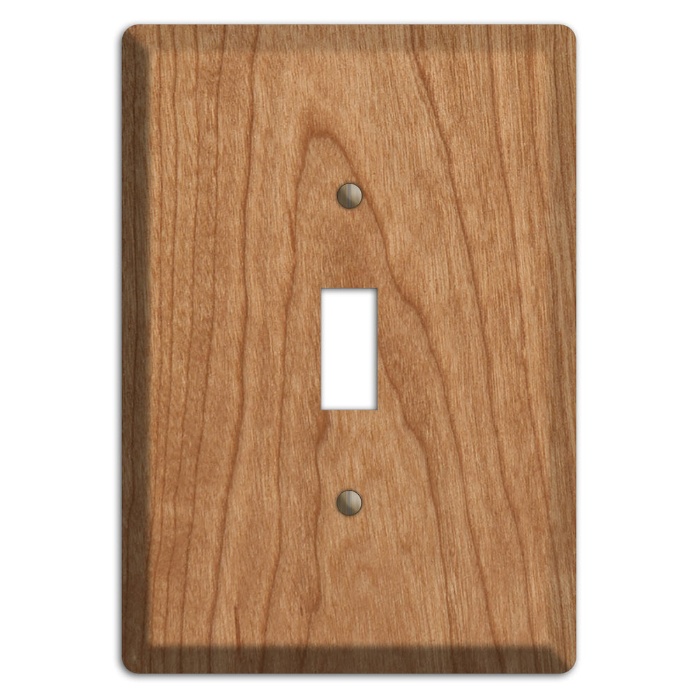 Unfinished Cherry Wood Cover Plates
