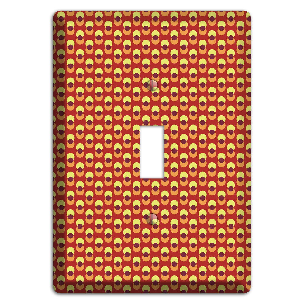 Red Overlain Dots Cover Plates