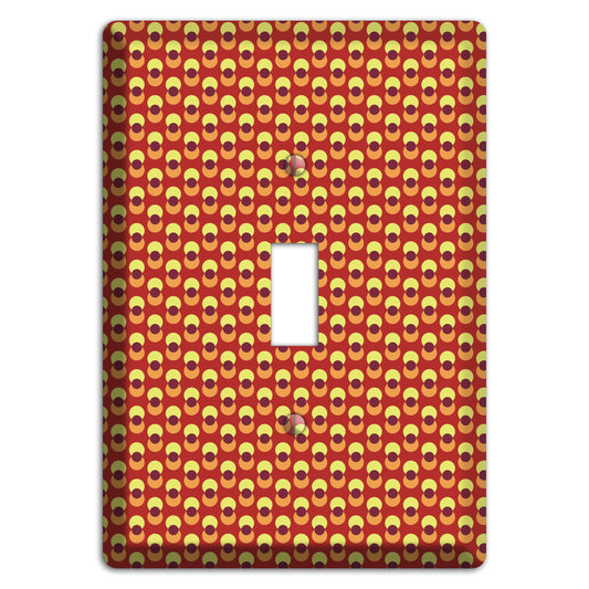 Red Overlain Dots Cover Plates