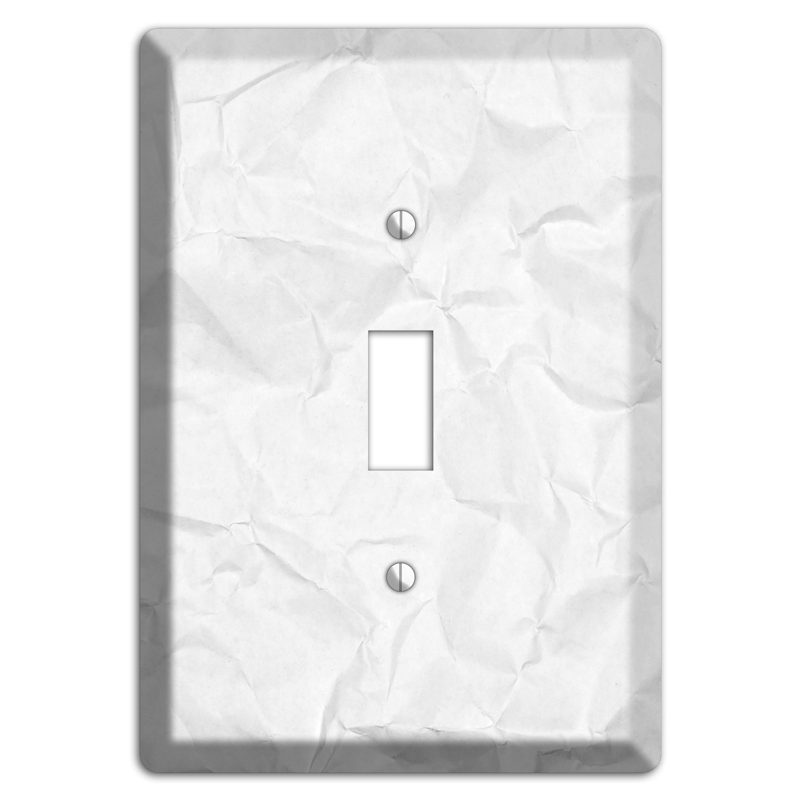 Concrete Crinkled Paper Cover Plates