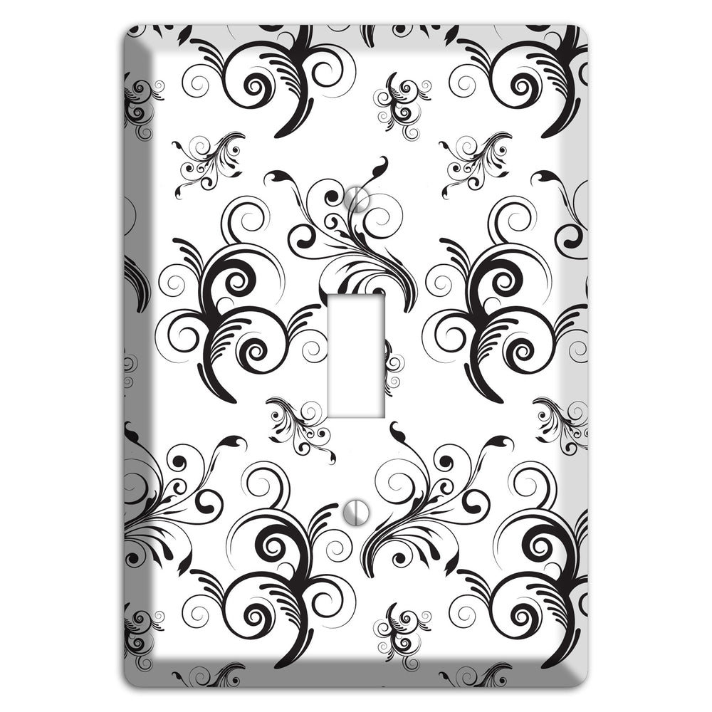 Scrolled Toile Cover Plates
