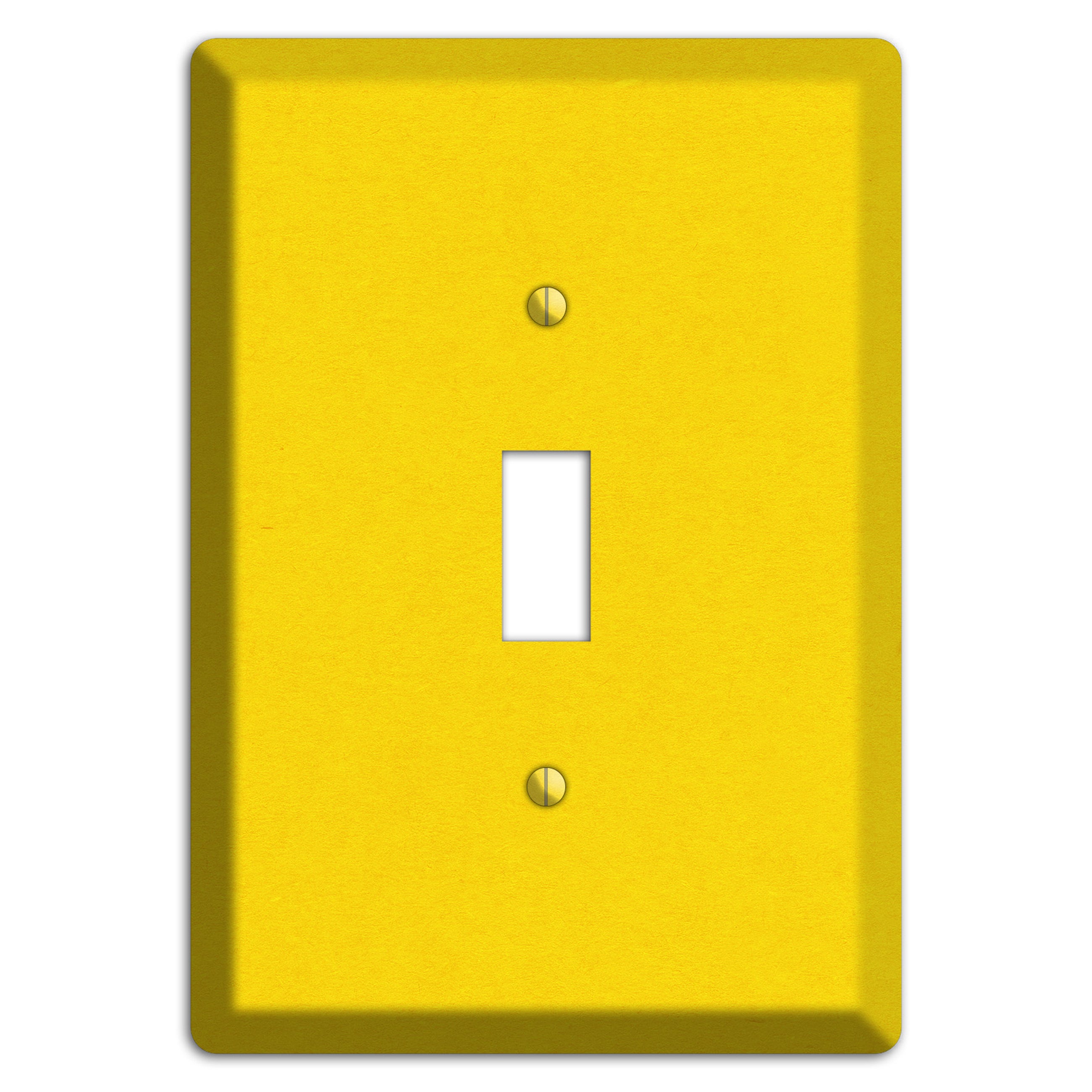 Moon Yellow Kraft Cover Plates