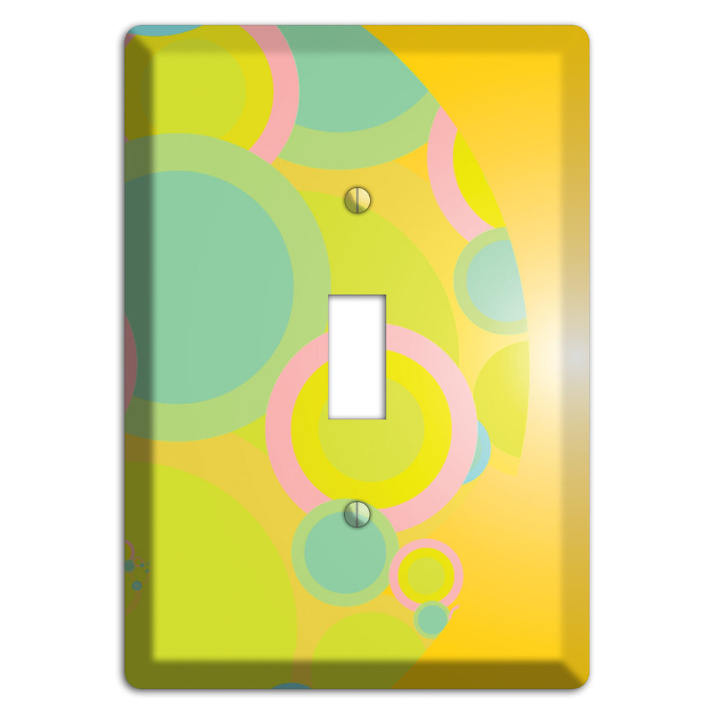Yellow Circles Cover Plates