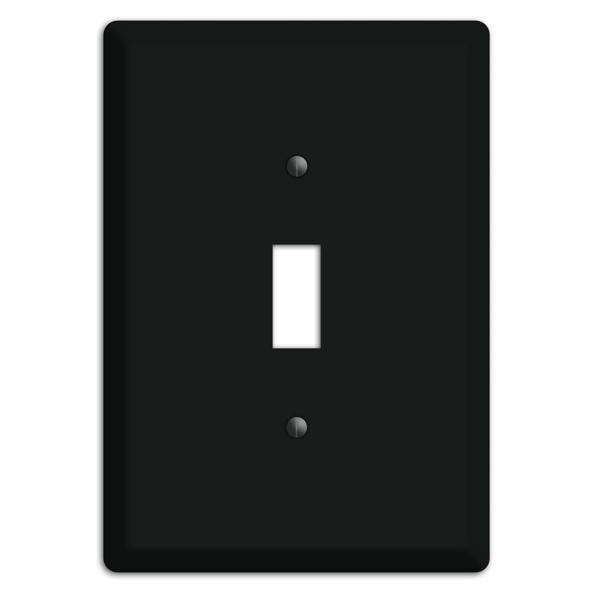 Matte Black Metal Cover Plates