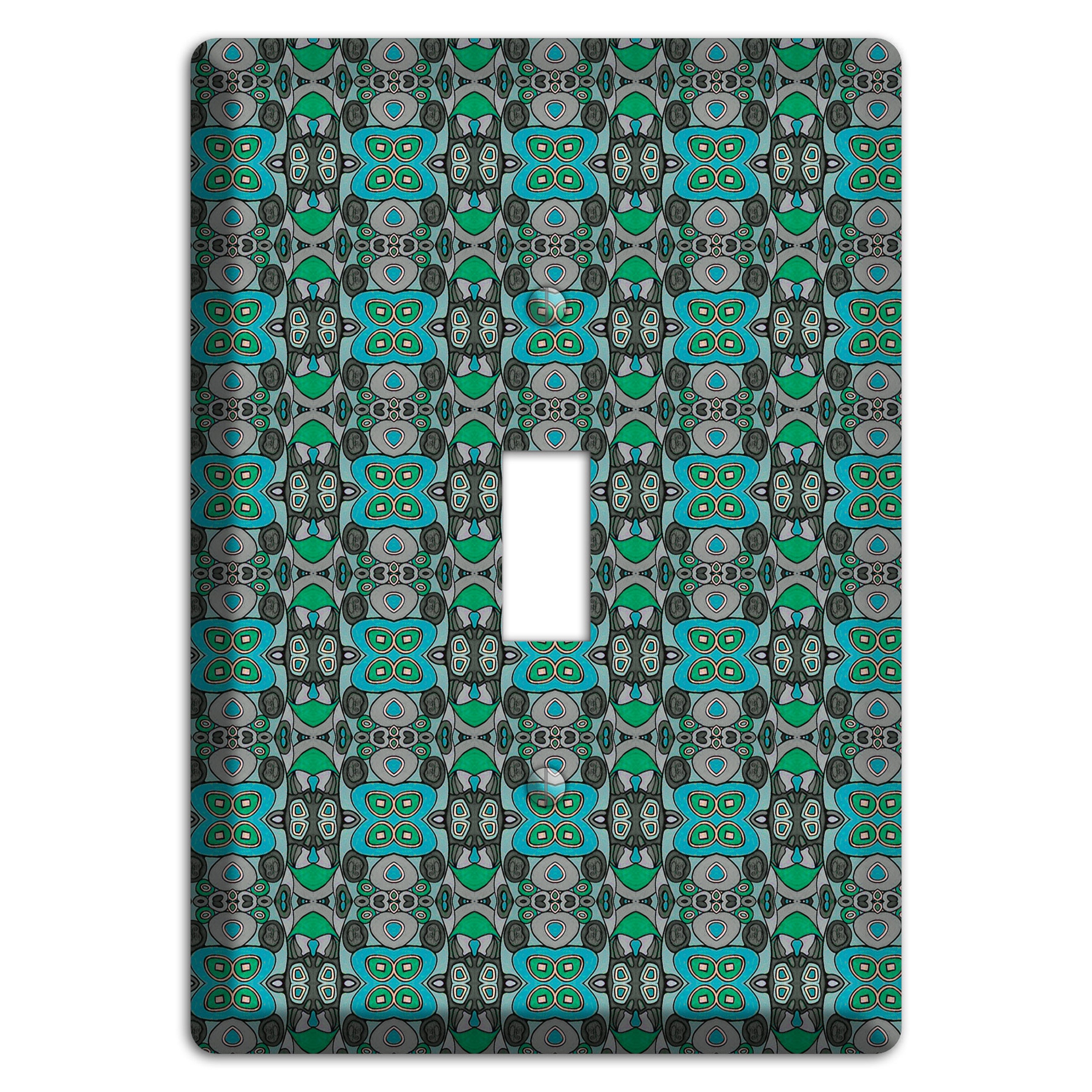 Green Tapestry Cover Plates