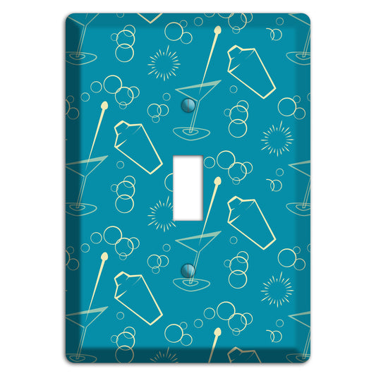 Teal Cocktail Hour Cover Plates