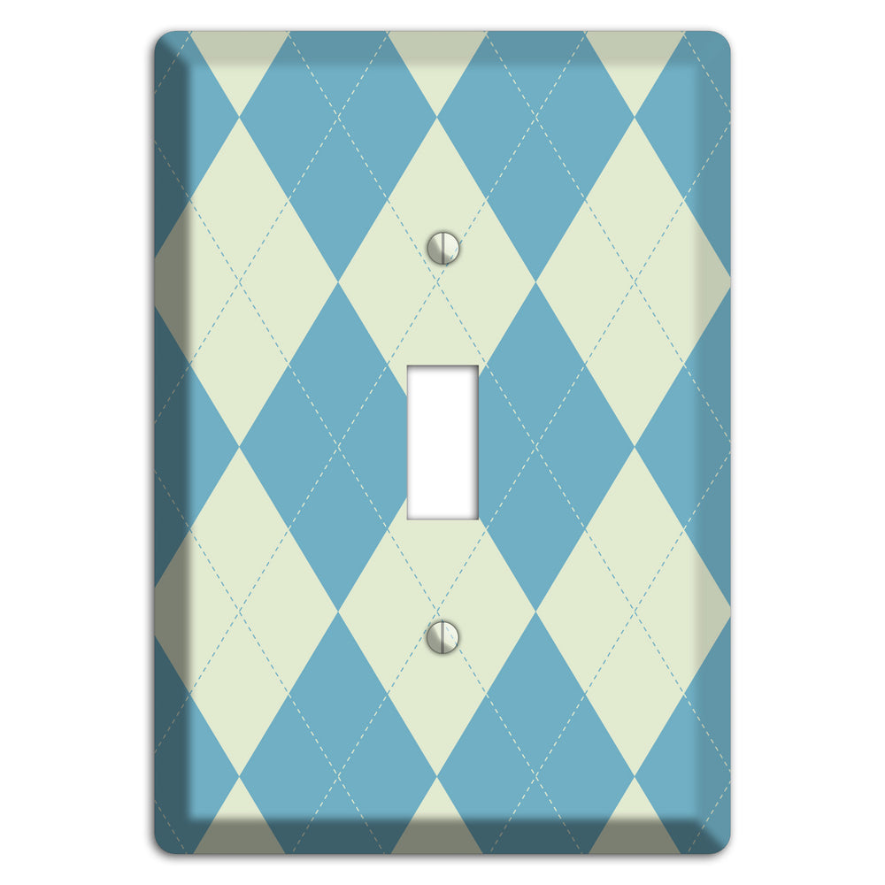 Mustard and Black Plaid Cover Plates