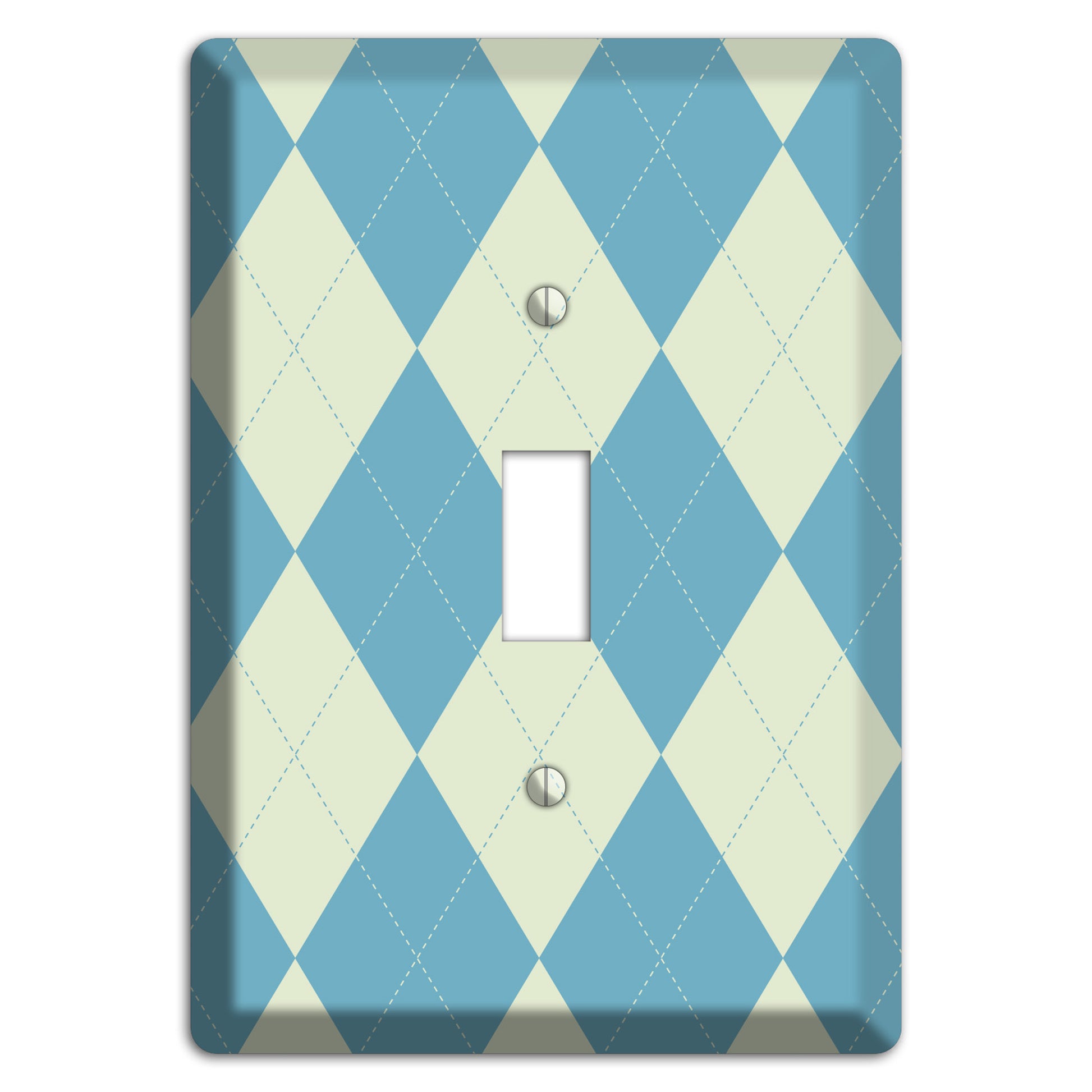 Mustard and Black Plaid Cover Plates