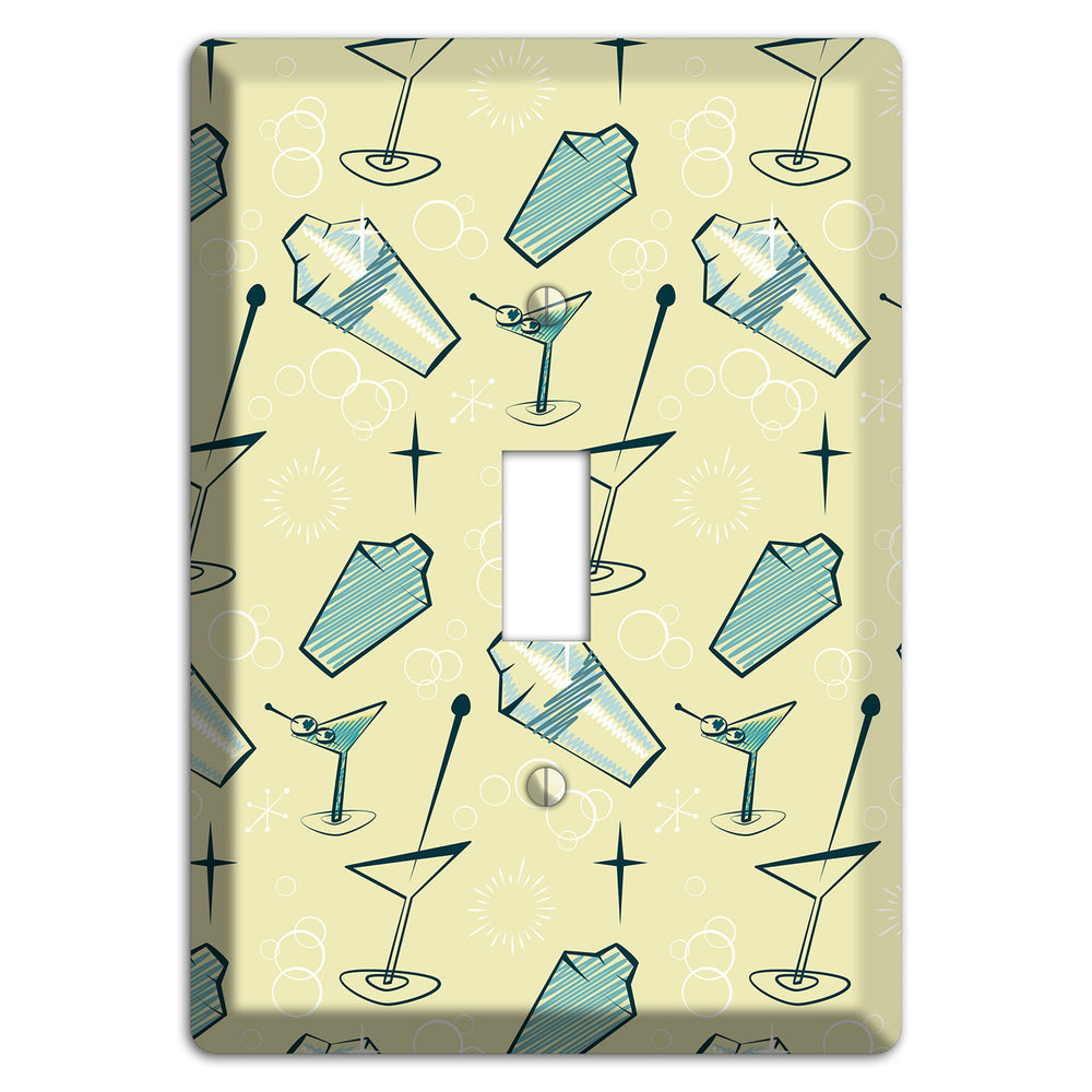 Retro Cocktails Lime Cover Plates