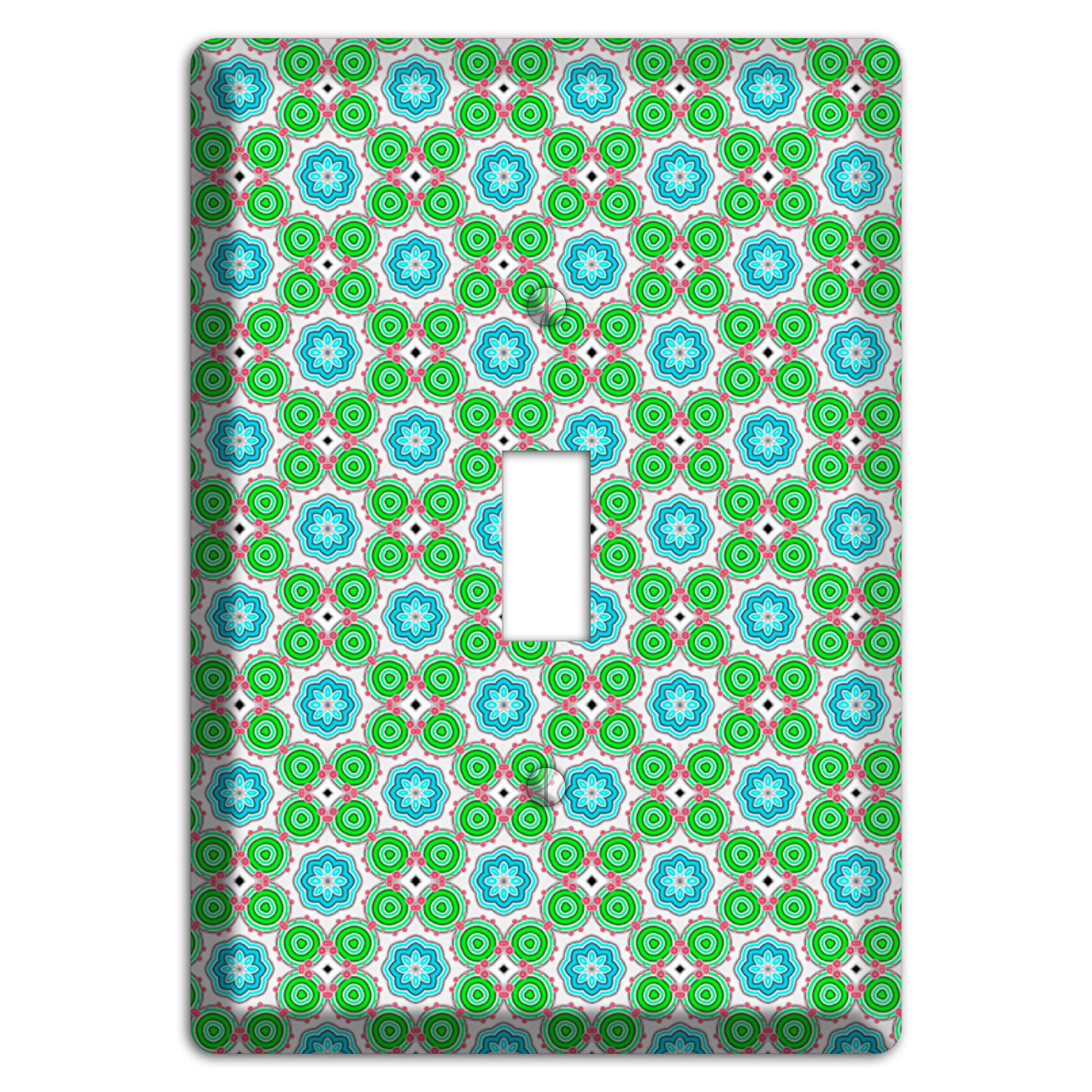 Green Foulard 5 Cover Plates