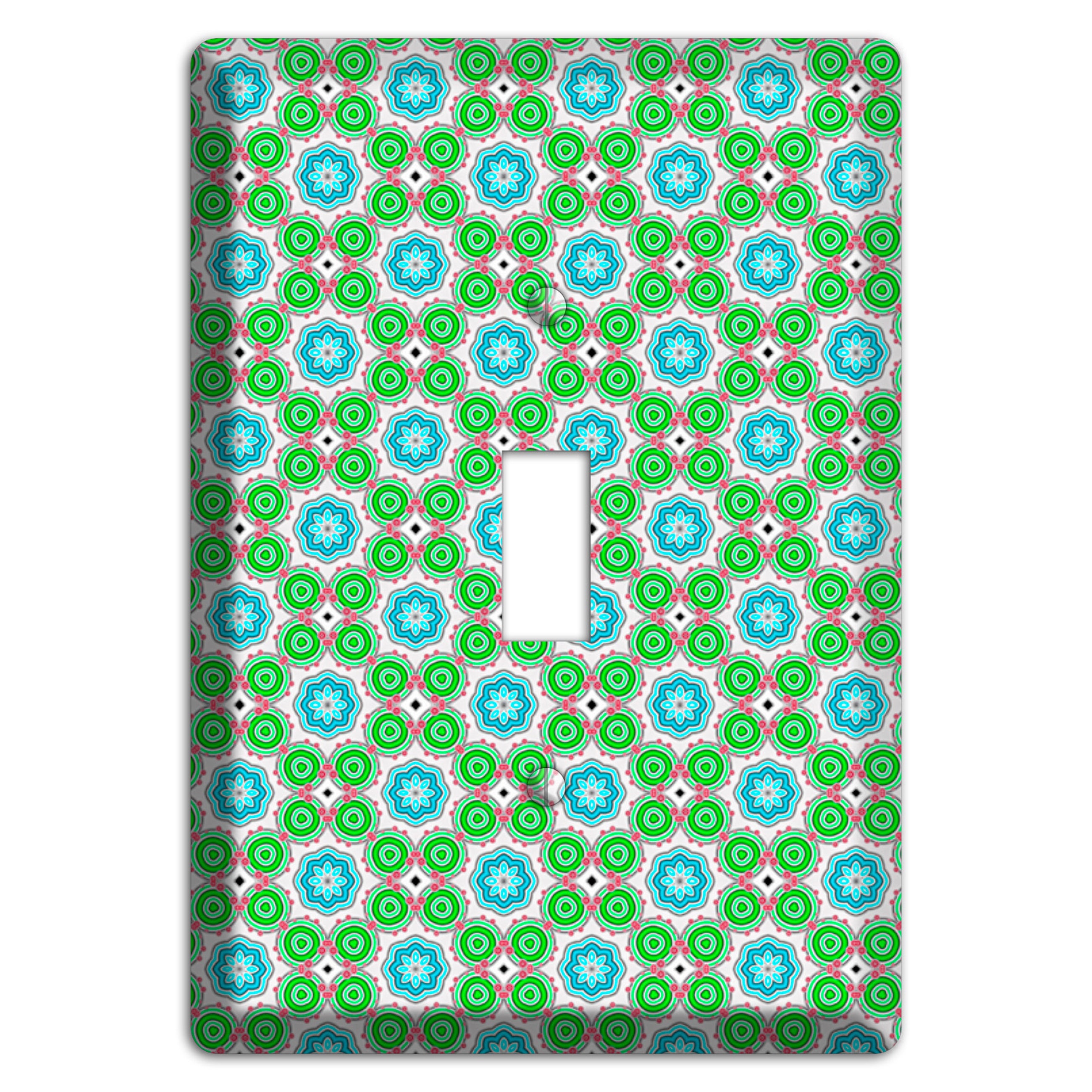 Green Foulard 5 Cover Plates