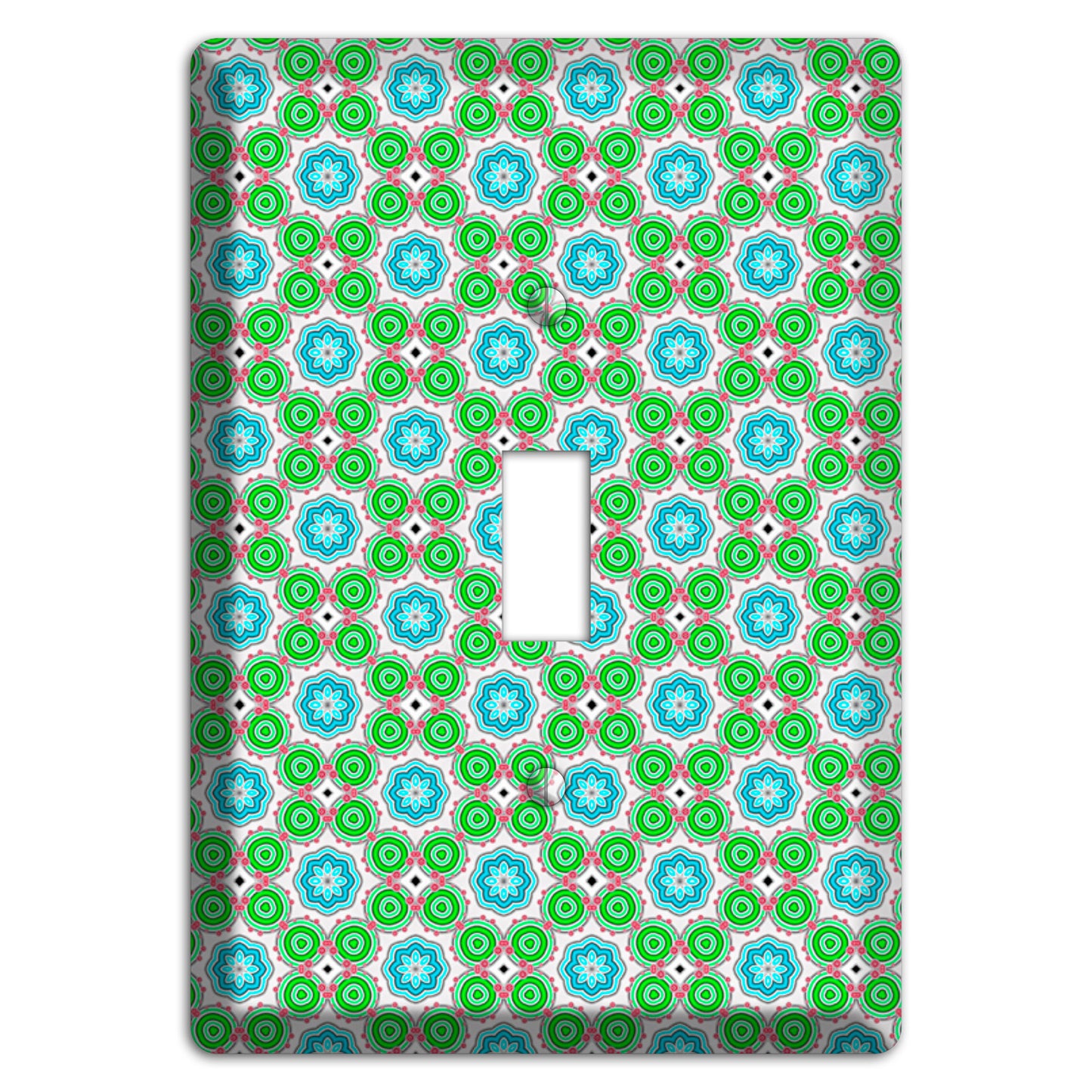 Green Foulard 5 Cover Plates