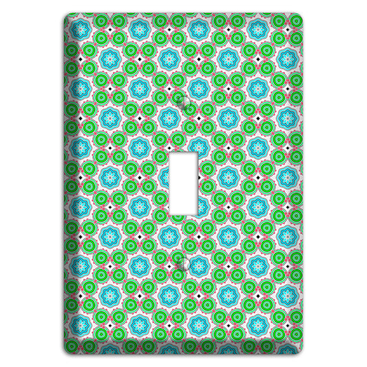 Green Foulard 5 Cover Plates
