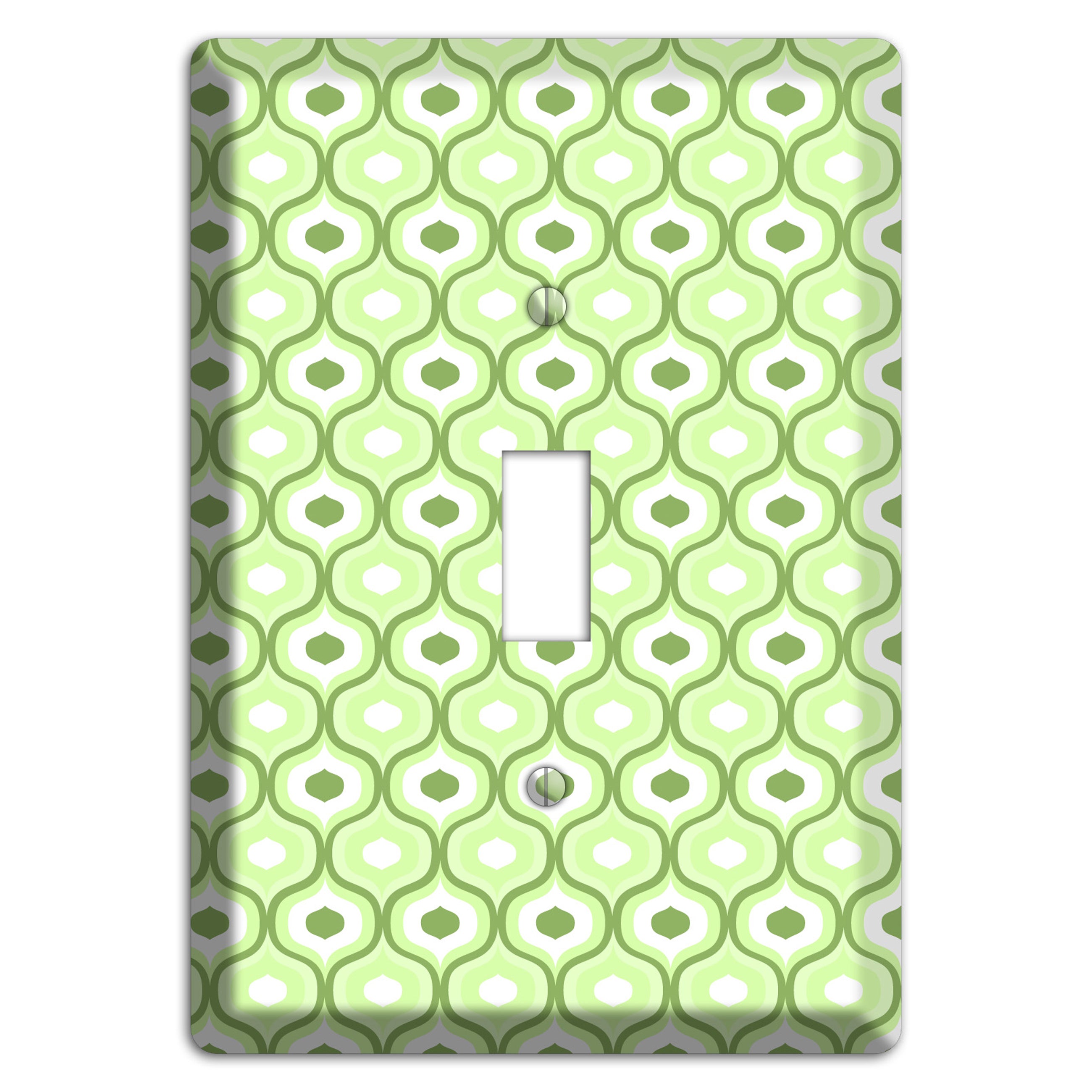 Multi Green Double Scallop Cover Plates