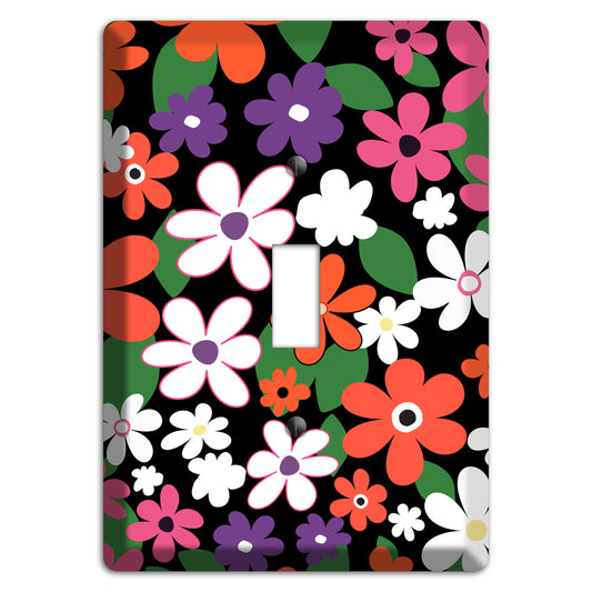 Hippie Flowers Cover Plates