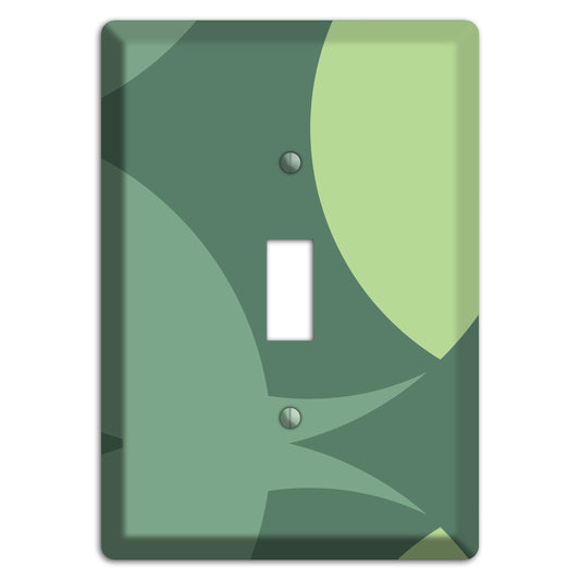 Green Abstract Cover Plates