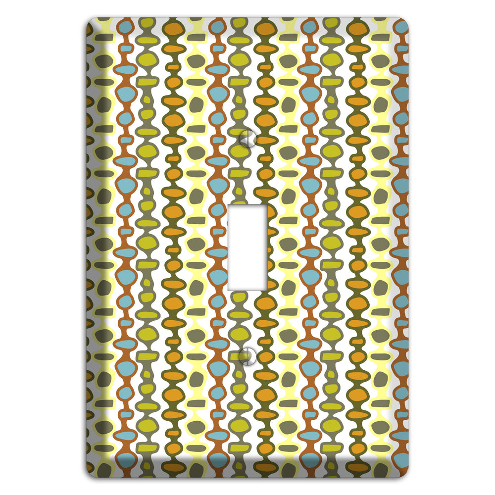Multi Grey and Umber Bead and Reel Cover Plates