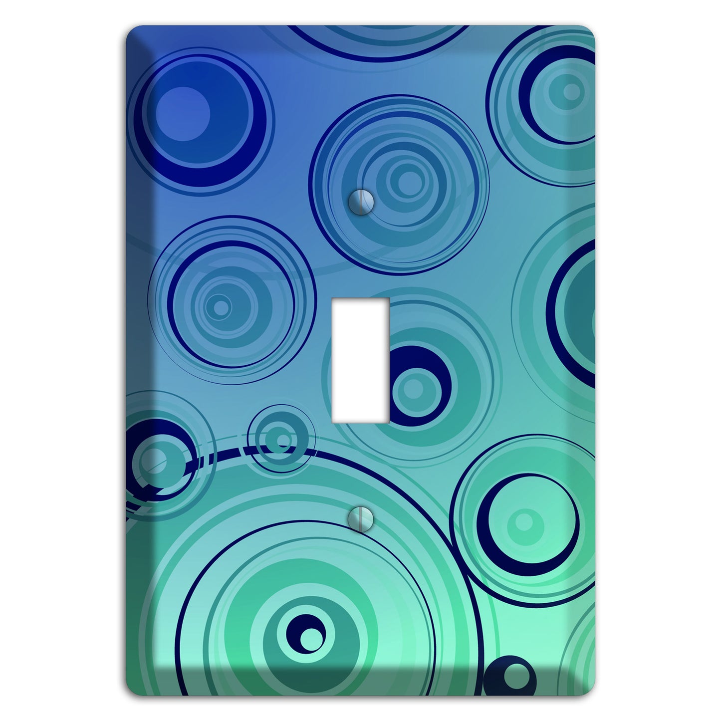 Blue and Green Circles Cover Plates