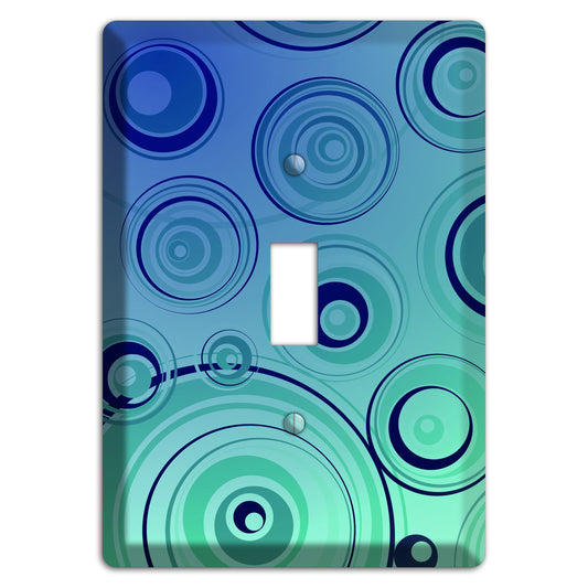 Blue and Green Circles Cover Plates