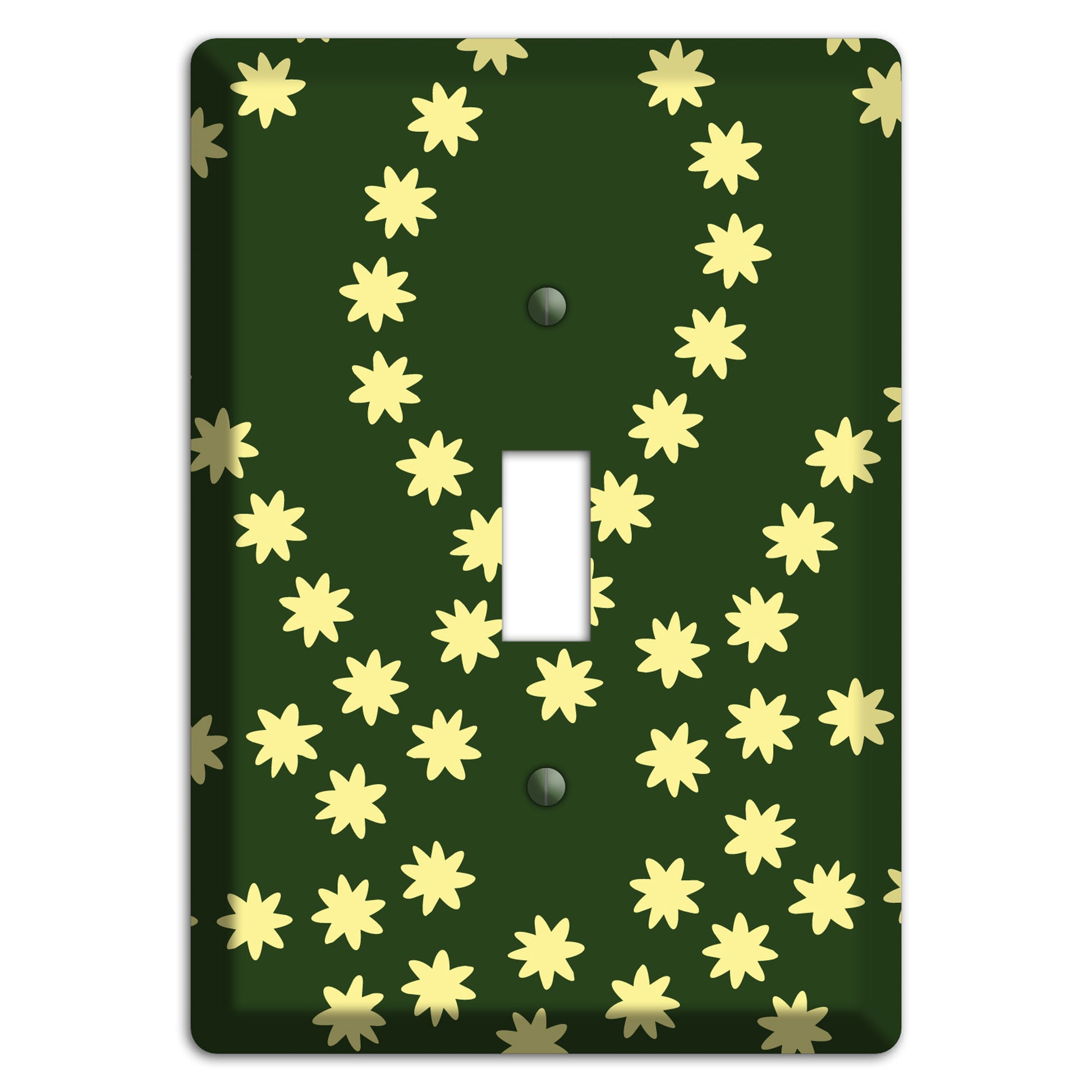 Green with Yellow Constellation Cover Plates