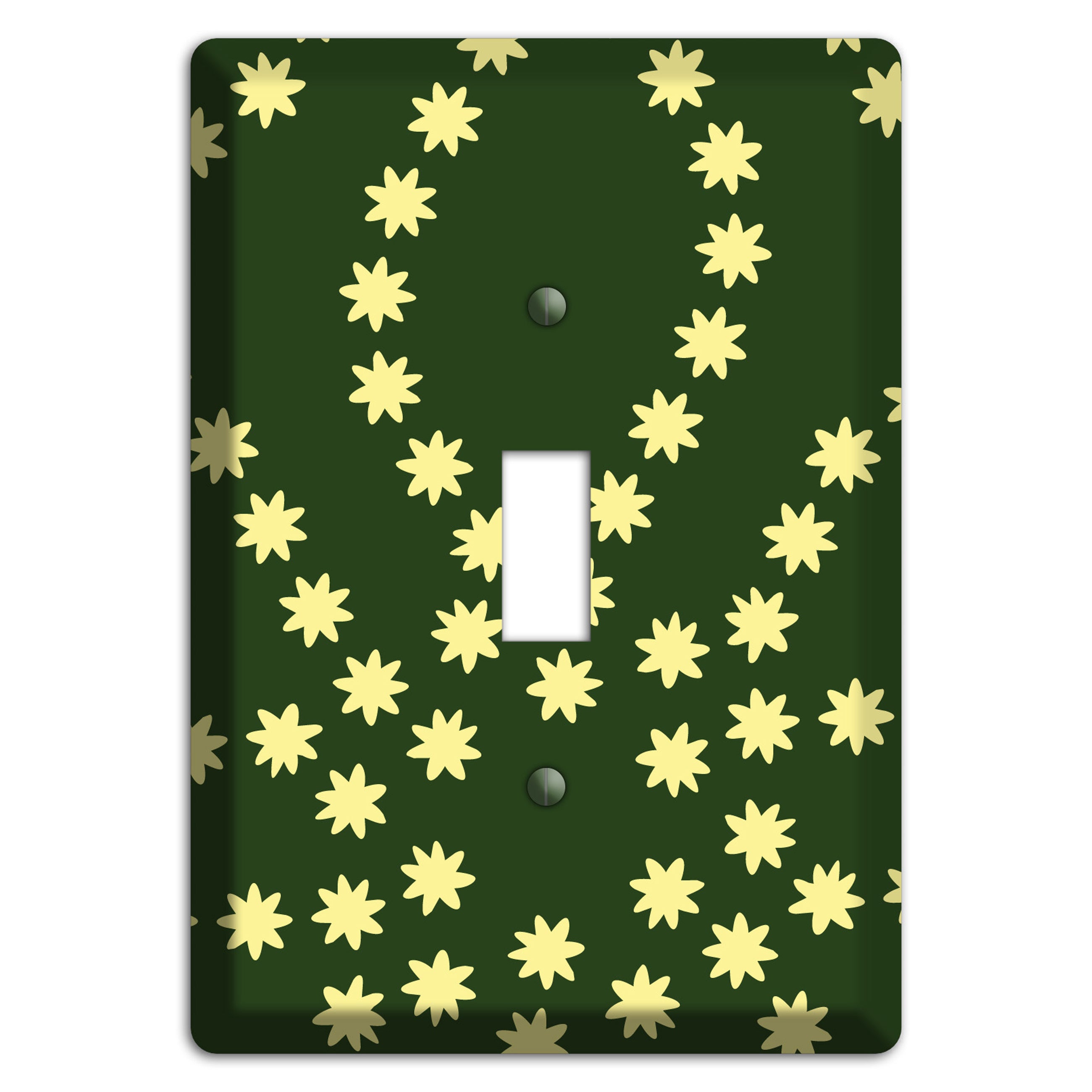 Green with Yellow Constellation Cover Plates