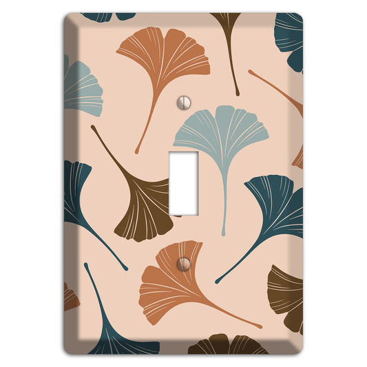 Blush Ginkgo Leaves Cover Plates
