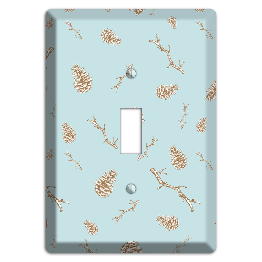 Wildlife Pinecones & Twigs Cover Plates