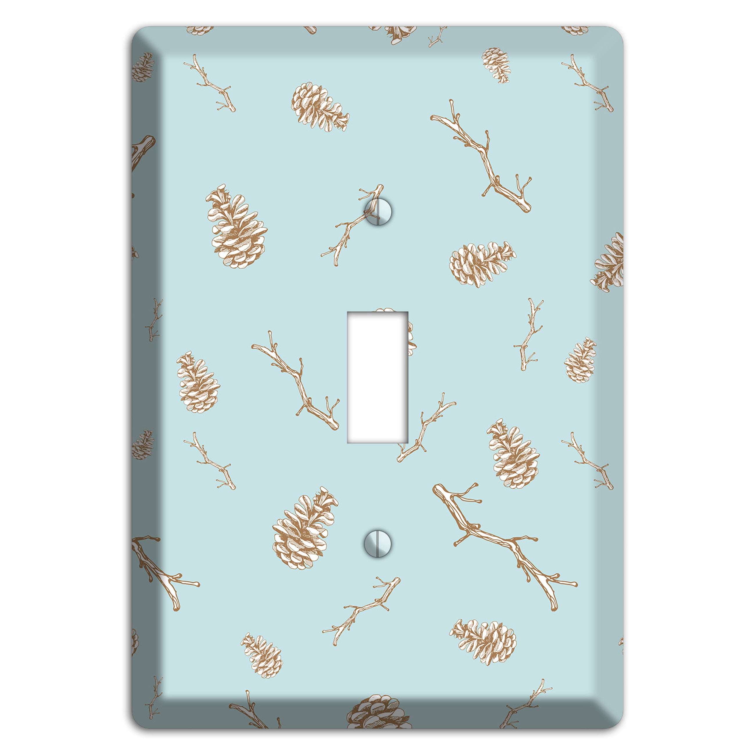 Wildlife Pinecones & Twigs Cover Plates