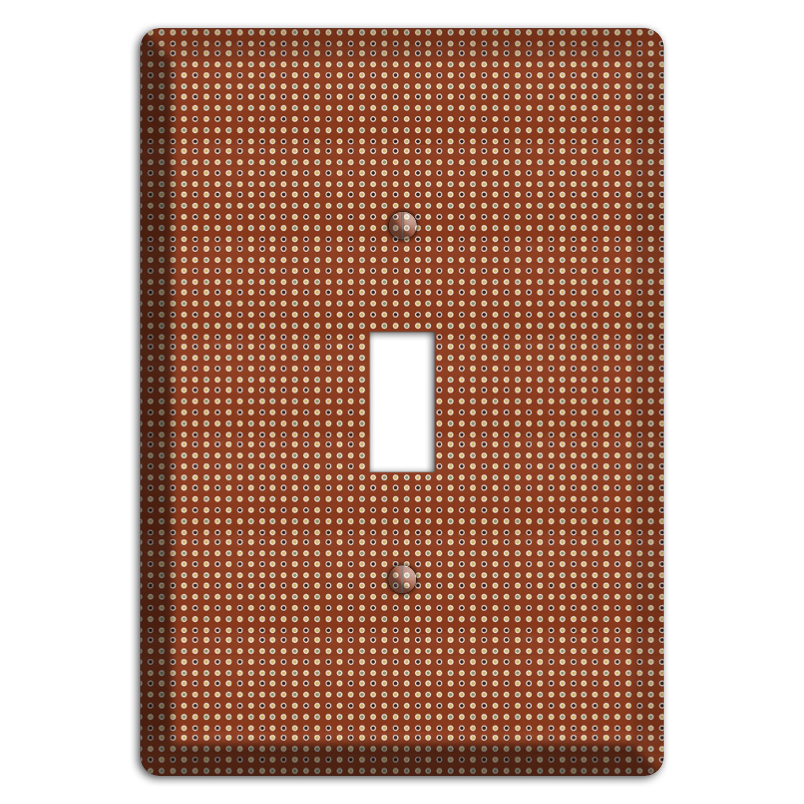 Maroon Weave Cover Plates
