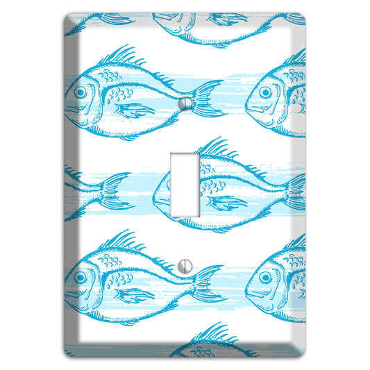 Blue Fish Cover Plates