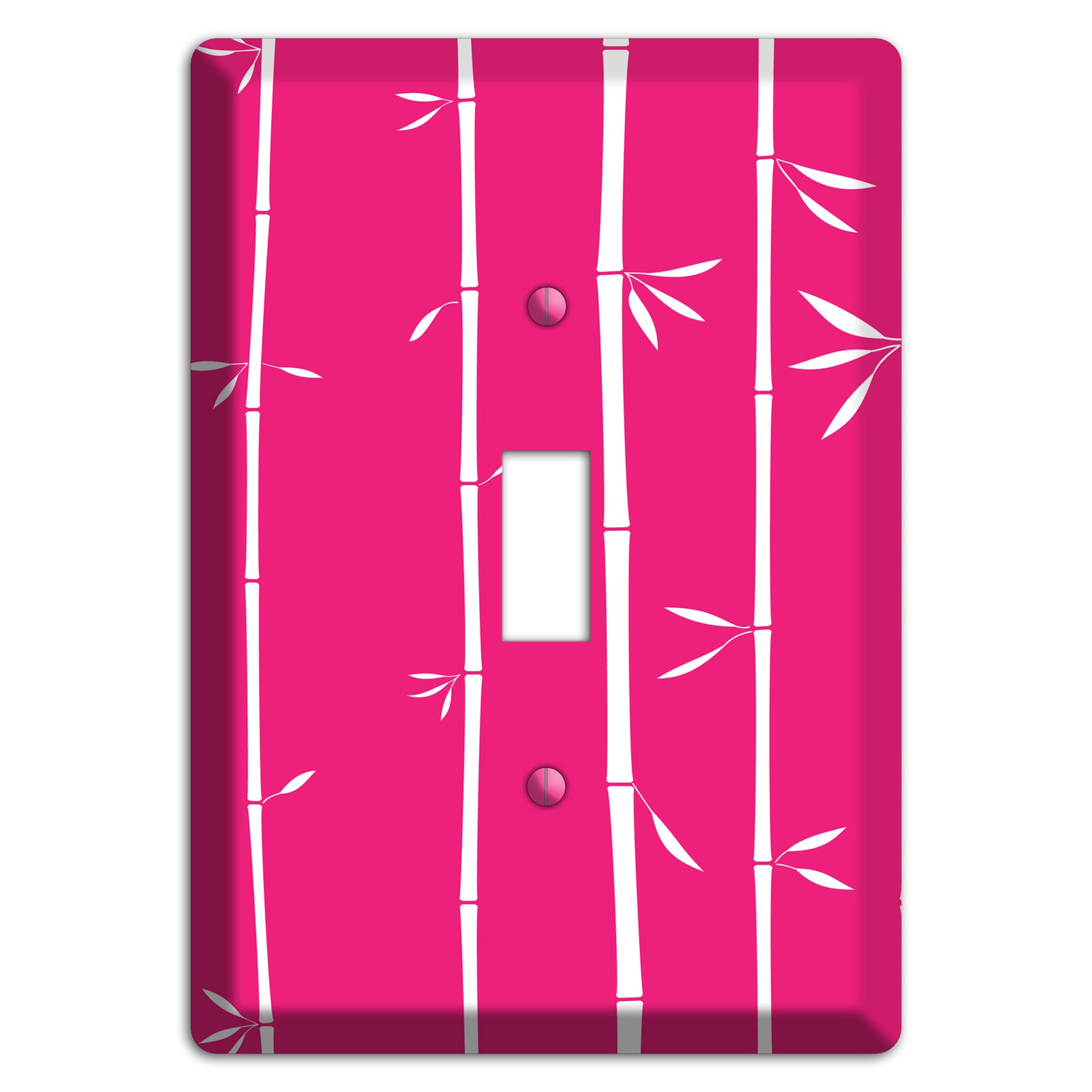 Pink Bamboo Cover Plates