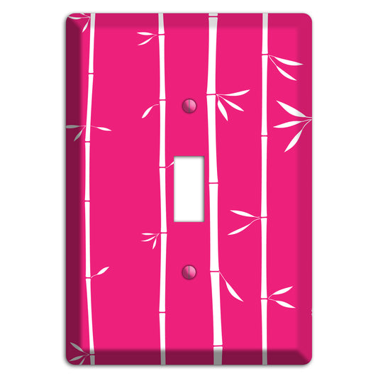Pink Bamboo Cover Plates
