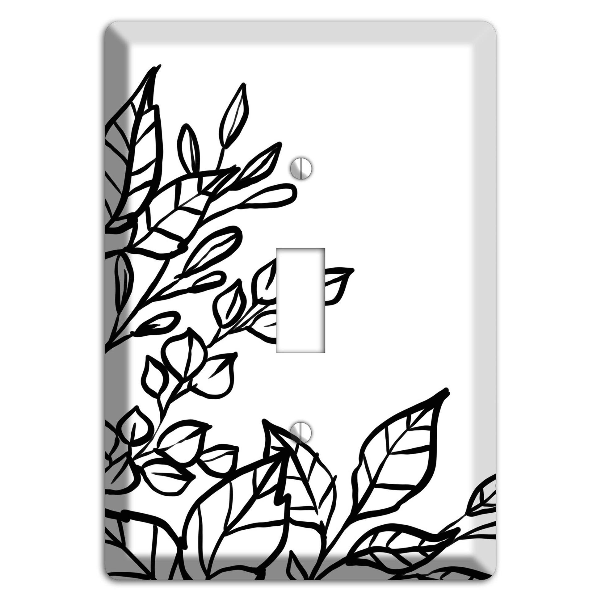 Hand-Drawn Floral 19 Cover Plates