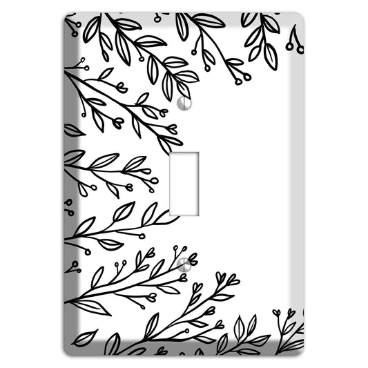 Hand-Drawn Floral 27 Cover Plates