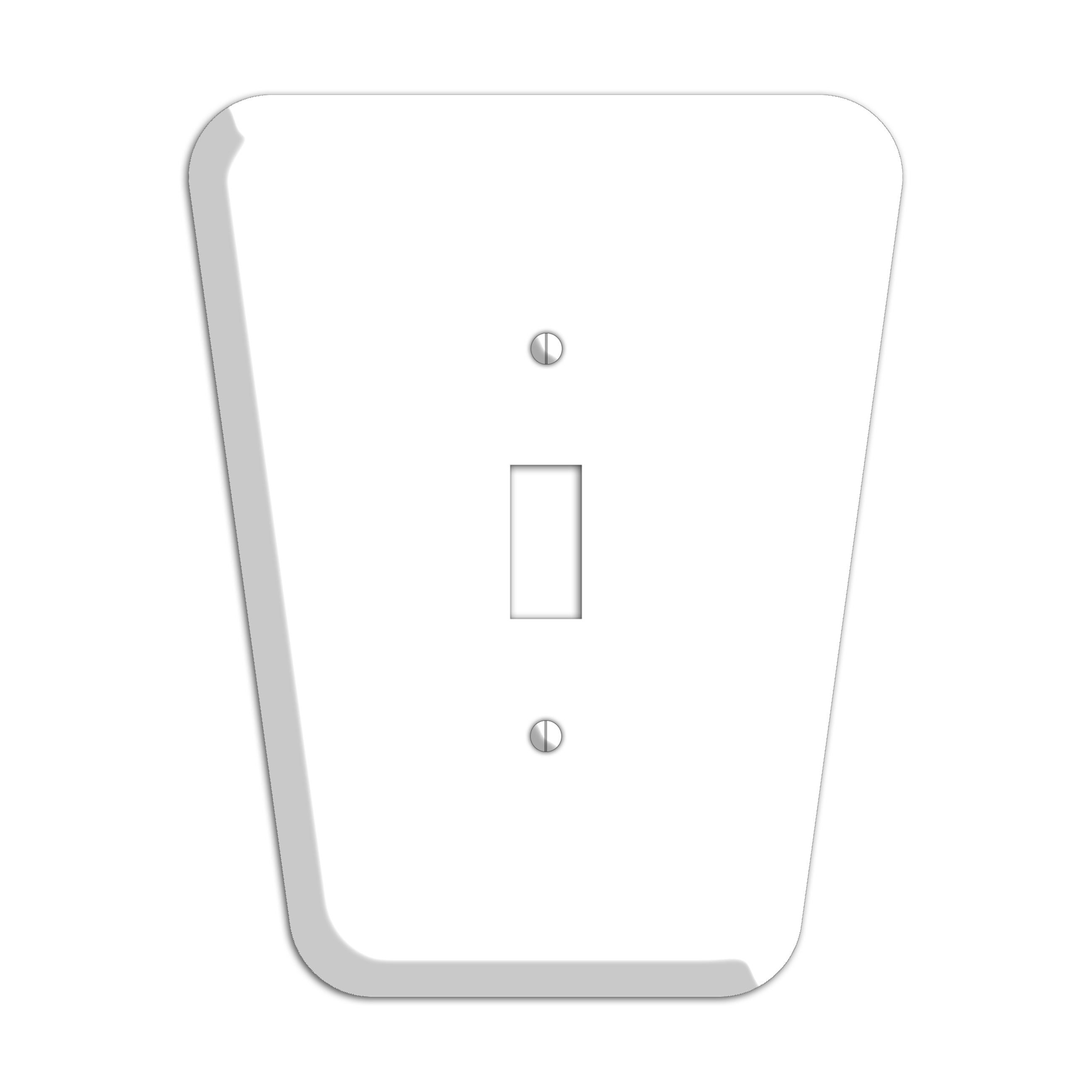 White Mid-Century Cover Plates