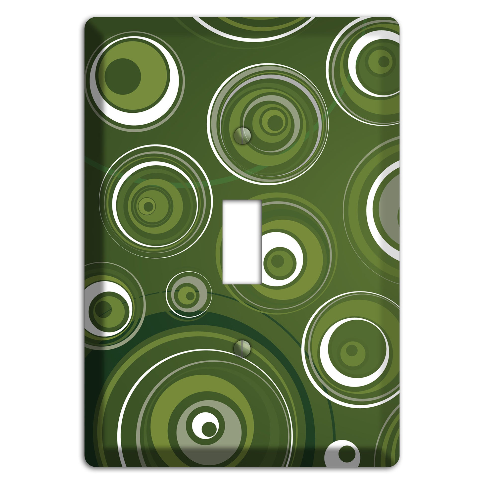 Green Circles Cover Plates
