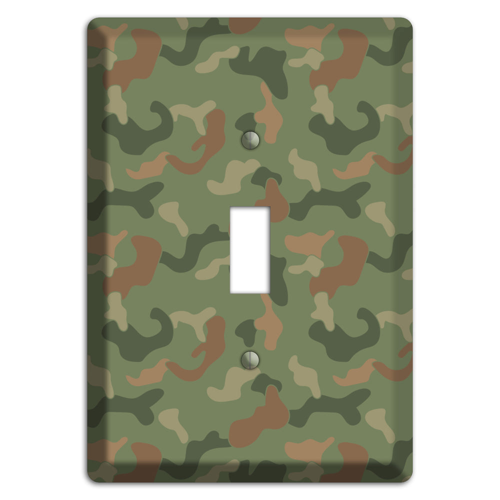 Jungle Green Camo Cover Plates