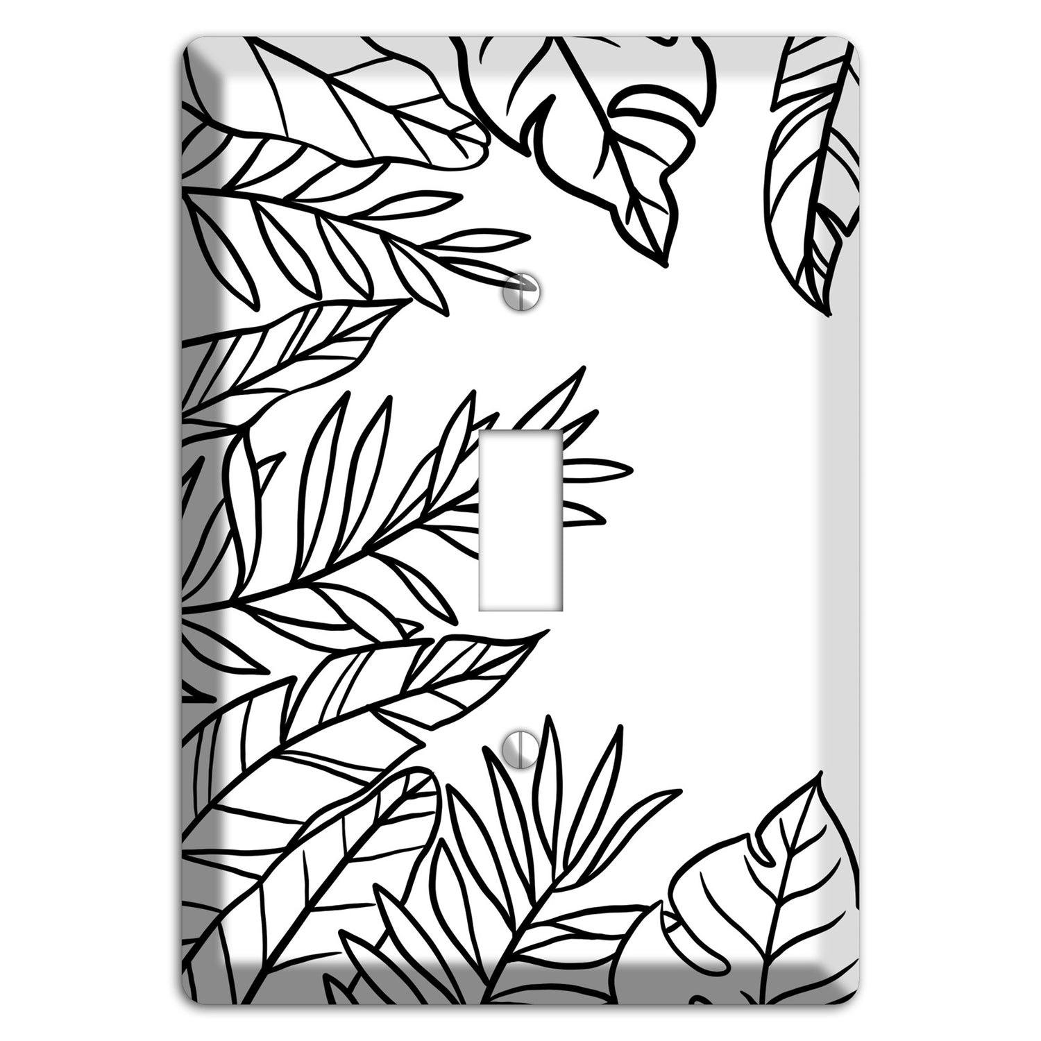 Hand-Drawn Leaves 5 Cover Plates